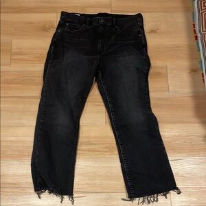 GAP Kick Fit High Rise Jeans with Frayed Hem
